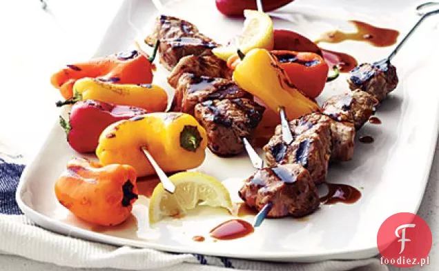 Wieprzowina i słodka papryka kebaby