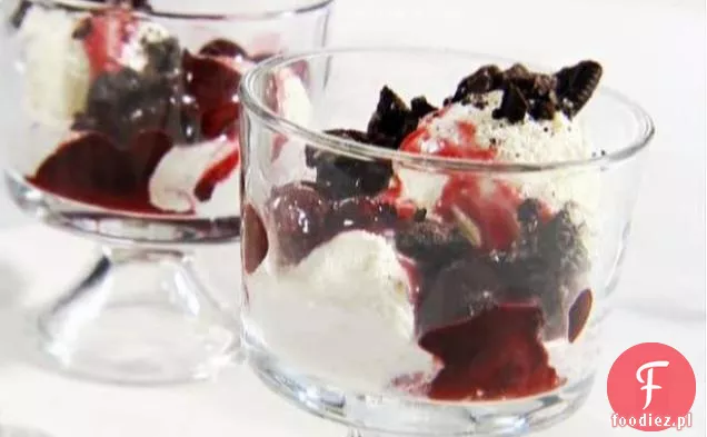 Cherry Jubilee Ice Cream Parfaits