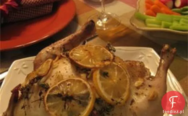 Wilgotny Czosnek Pieczony Kurczak