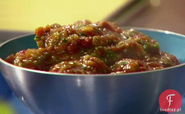Klopsiki Spaghetti z sosem pomidorowo-bazyliowym