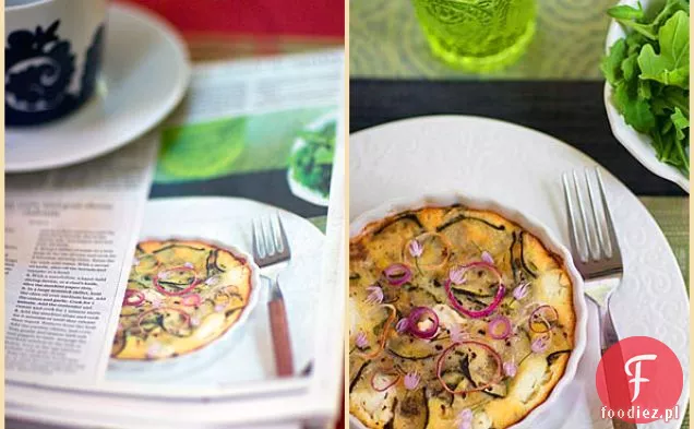Cukinia, Kukurydza I Kozi Ser Clafoutis