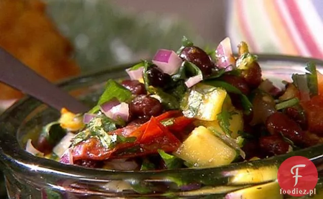 Salsa z czarnej fasoli i Mango
