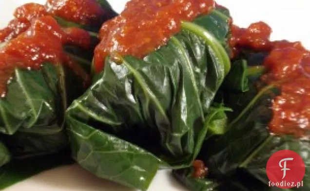 Black-eyed Pea-Collard Rolls