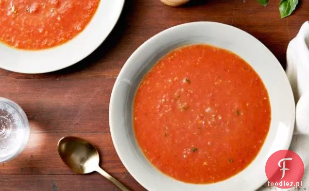Zupa Bazyliowa Z Pieczonych Pomidorów