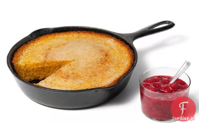 Patelnia Cornbread Z Dżemem Truskawkowym