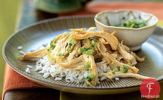 Kurczak z imbirem i zieloną cebulą Dip Solny