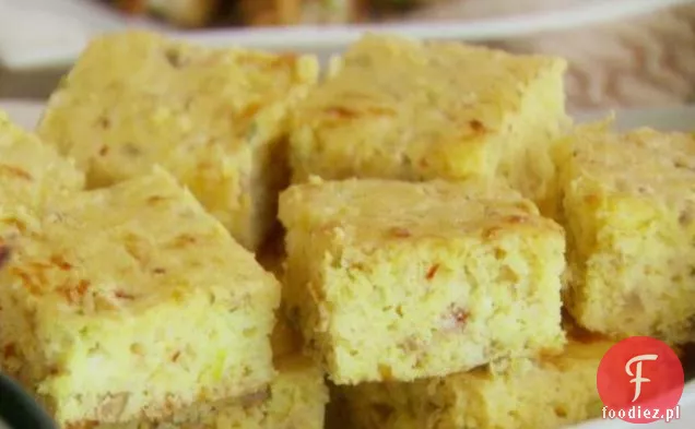 Scallion and mozzarella Cornbread