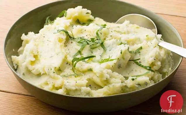 Puree ziemniaczane z oliwą z oliwek i ziołami