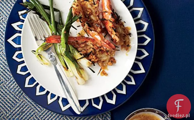 Grillowane krewetki Jumbo z masłem Kimchi-Miso
