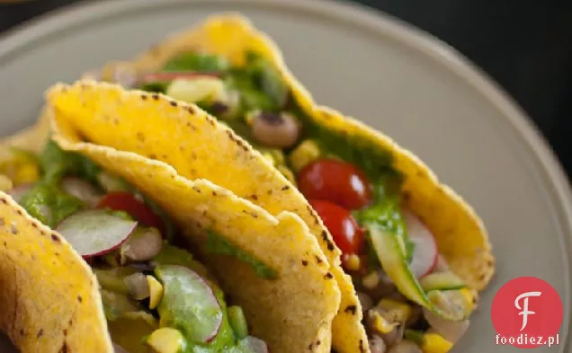 Letnie Tacos z dyni z awokado Chimichurri