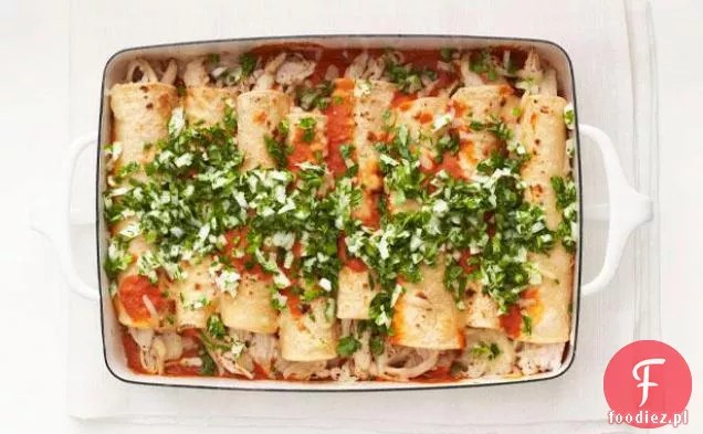 Light Chicken Enchiladas