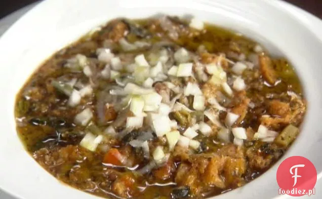 Ribollita (zupa z warzyw, fasoli i czerstwego chleba)