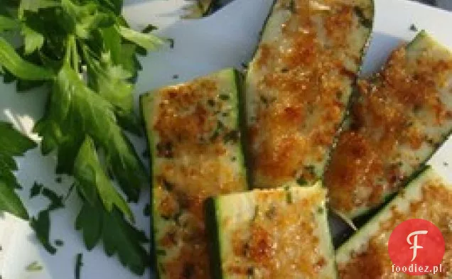 Grillowany Czosnek Parmezan Cukinia