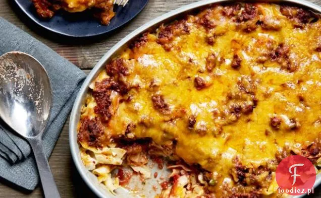 Ciasto Z Makaronem Z Kwaśną Śmietaną