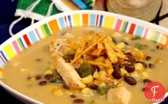 Cheesy Chicken Poblano Chowder