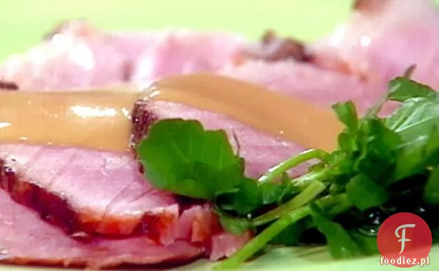 Spice Crusted Ham with Maple Mustard Sauce