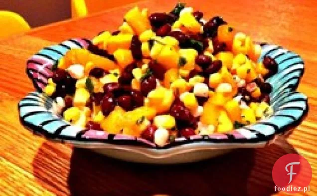 Salsa z Mango, kukurydzy i Czarnej Fasoli