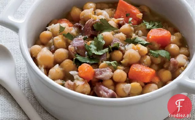 Slow Cooker gulasz z szynki i ciecierzycy