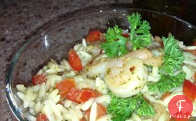 Pesto Z Krewetek Orzo