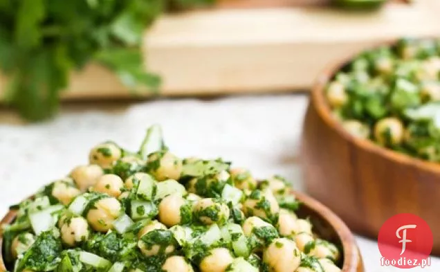 Sałatka Z Ciecierzycy Cilantro Lime