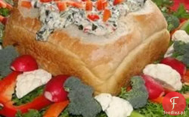 Gorący Szpinak Czerwony Pieprz Dip