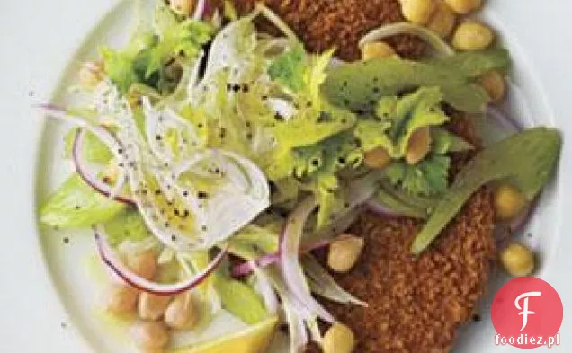 Kotlety wieprzowe smażone w piekarniku z koprem-przepis na ciecierzycę