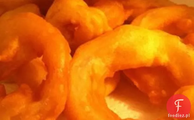 Krążki Cebulowe Smażone W Głębokim Tłuszczu