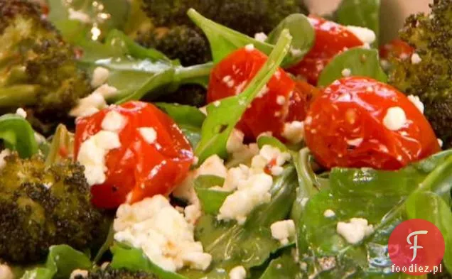 Sałatka z pieczonych brokułów i fety