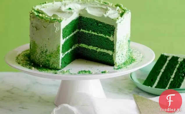 St. Patrick ' s Day Green Velvet Layer Cake