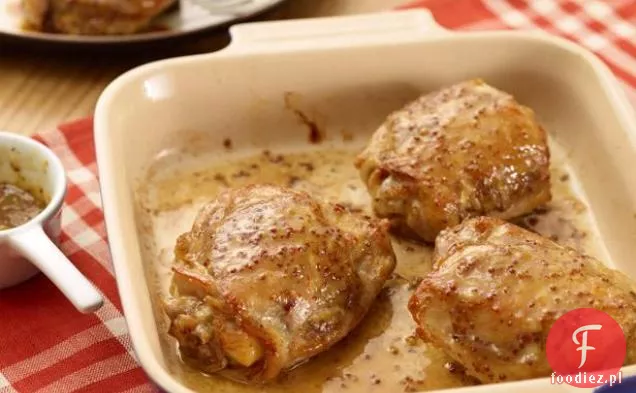 Klonowo-Musztardowe Udka Z Kurczaka