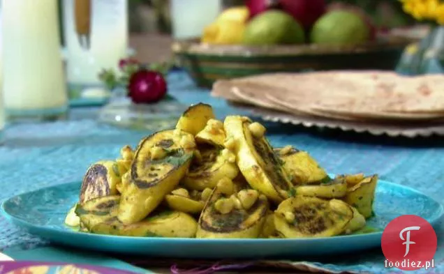 Dynia letnia z masłem Kurkumowym