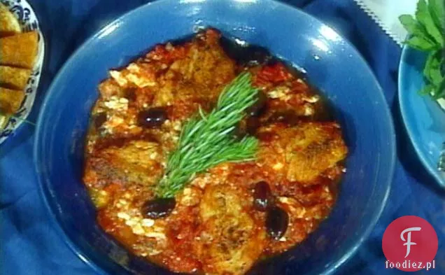 Kurczak w sosie pomidorowo-serowym Feta