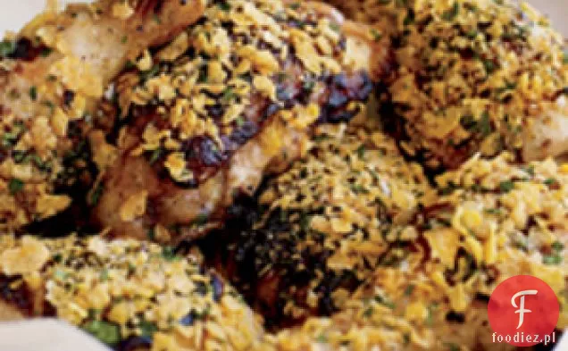 Kurczak Maślany Z Chrupiącymi Płatkami Kukurydzianymi