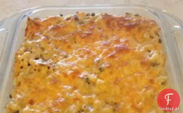 Łatwa Zapiekanka Z Tuńczykiem Makaronowym