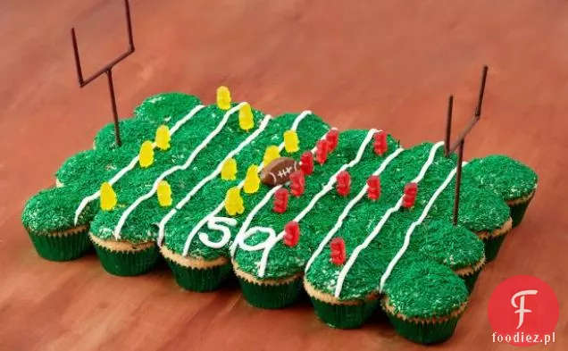 Pull Apart Touchdown Cupcakes