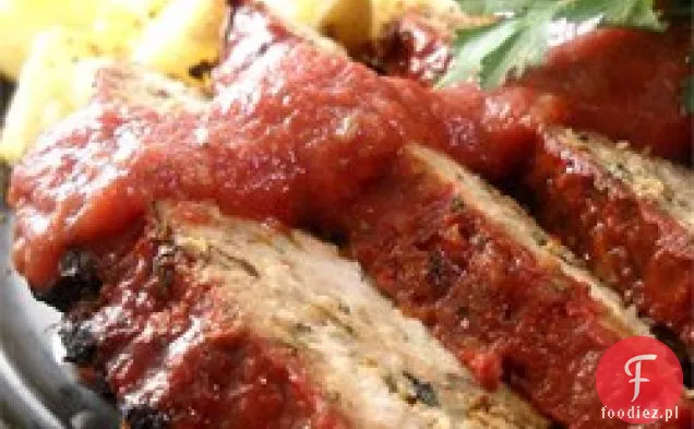 Wegetariański klopsik z indyka z pikantną glazurą balsamiczną