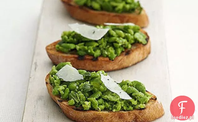 Fava (bób) Crostini