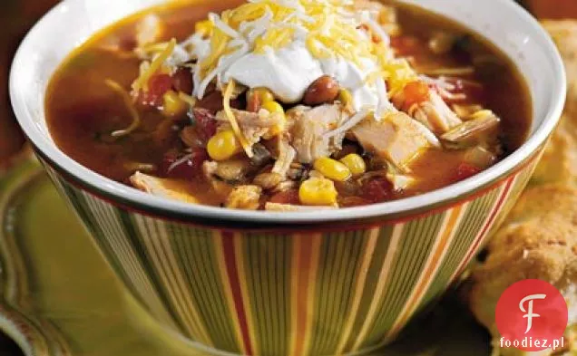 Zupa Z Indyka Fiesta Z Zielonymi Herbatnikami Chile