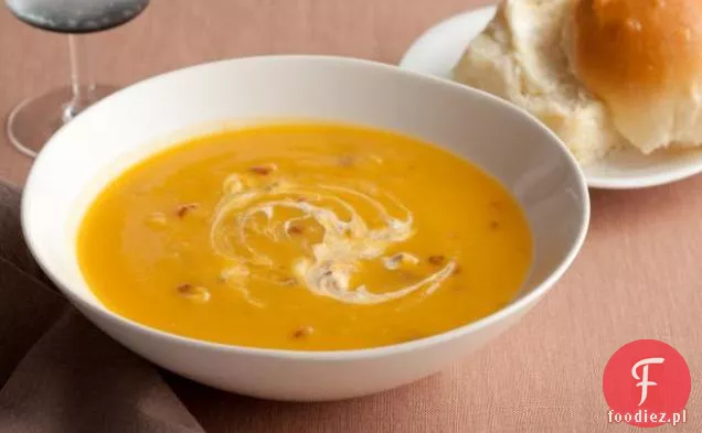 Zupa z dyni z kremem Chipotle