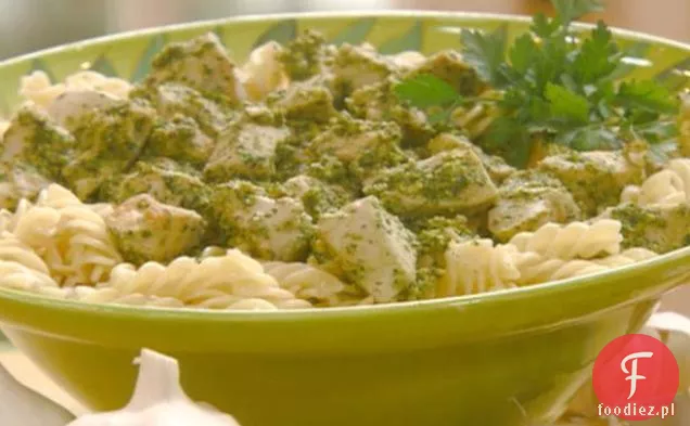 Kurczak z pesto pistacjowo-Pietruszkowym
