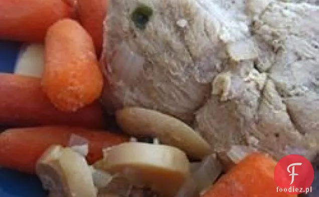 Polędwiczki wieprzowe z piwem i warzywami