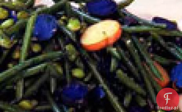 Fasolka Vert, Edamame i fioletowa-Sałatka ziemniaczana