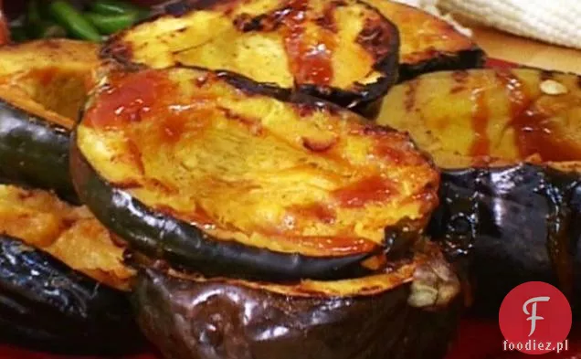 Pomarańczowo-Glazurowane Grillowane Acorn Squash