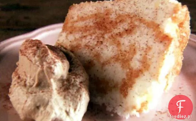 Angel Food Cake z kremem Espresso Mascarpone