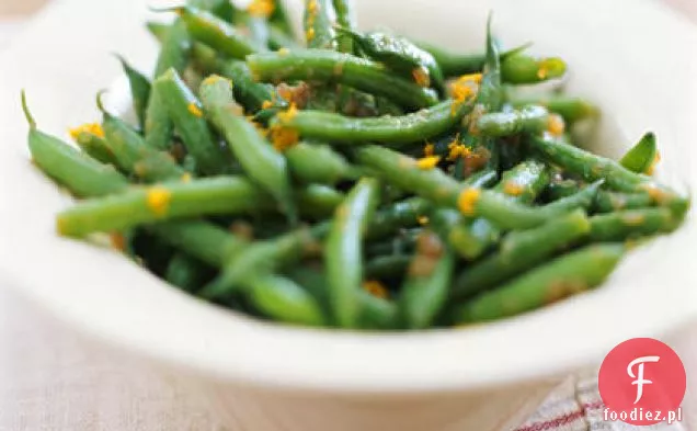 Fasolka szparagowa z karmelizowaną cebulą Vinaigrette