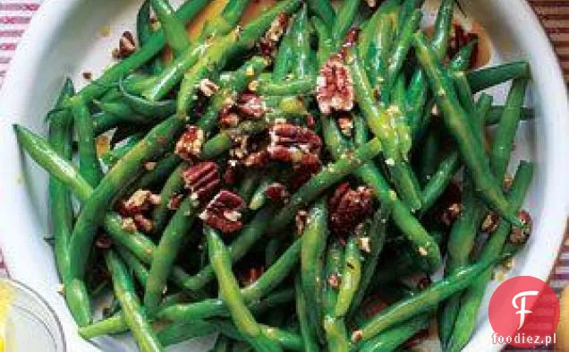 Fasolka Szparagowa Z Orzechami Pekan I Klon Vinaigrette Przepis