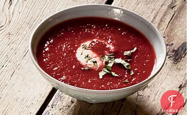 Zupa buraczano-pomidorowa z kminkiem