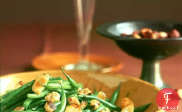 Haricots Verts Z Orzechami Laskowymi