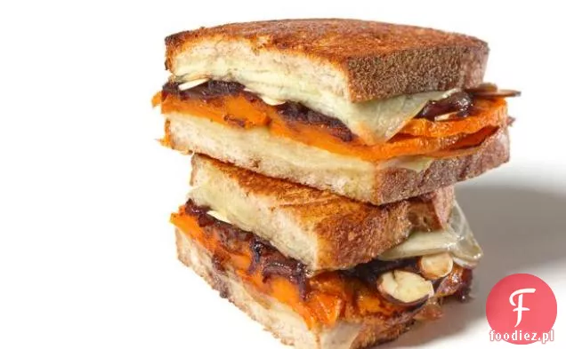 Squash, Manchego i balsamiczny-cebula Grillowany ser