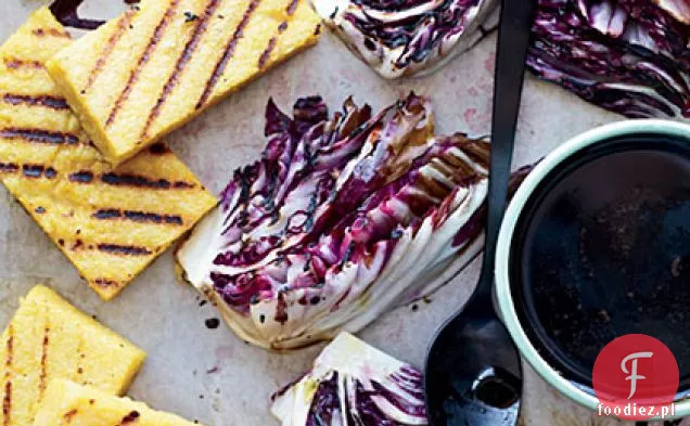 Grillowana Polenta i Radicchio z balsamiczną mżawką